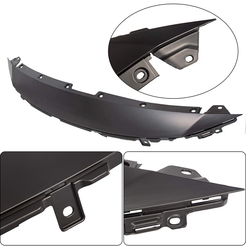 ECOTRIC Front Upper Cover Grille Black Compatible with 2018 2019