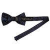 TIES R US Hand Made Navy And White Polka Dot