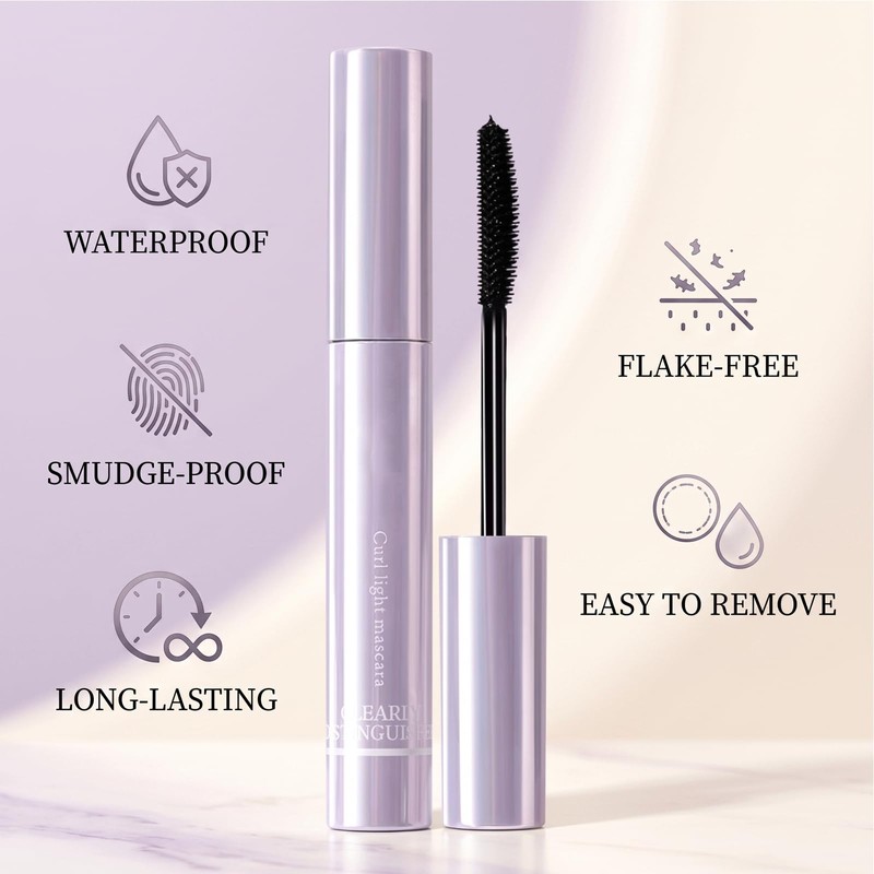 Tubing Mascara for Older Women 60 Plus, Lengthening Mascara Black