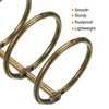 PATIKIL 1.18" Dia 3-Rings Book Rings, 10 Pack Metal Binder