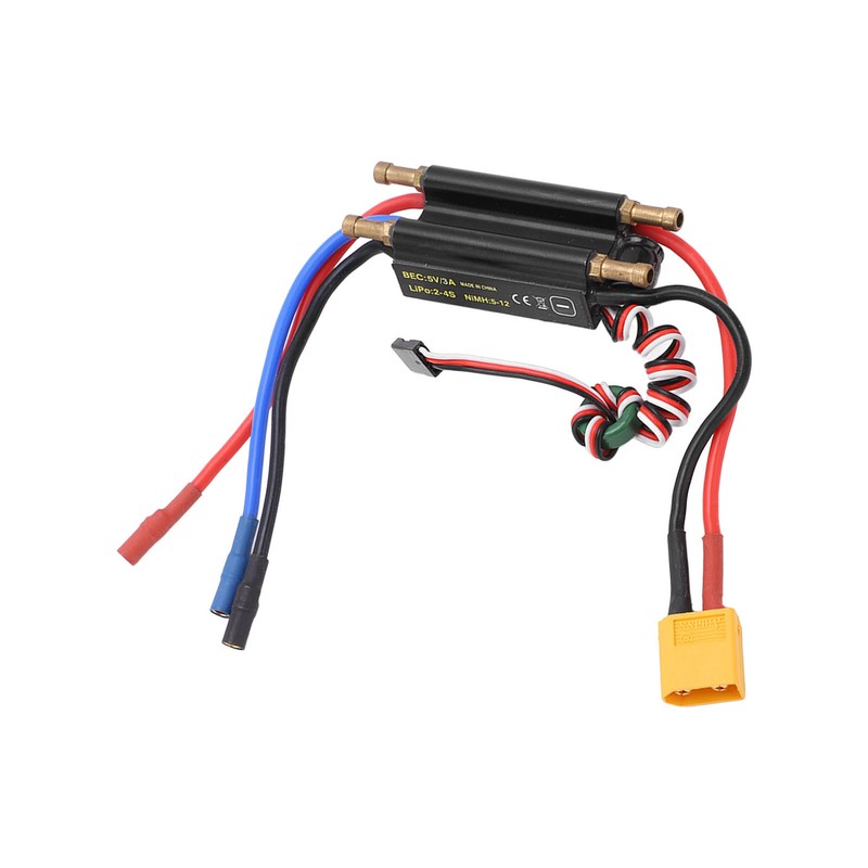 30A RC Boat Waterproof Brushless ESC 2‑4S Electric Speed Controller