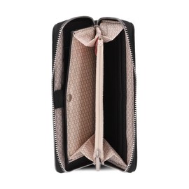 Zwei Jana J2 Women's Wallet, 20 x 11 cm, High-Quality Faux Leather in Tricolour Design, Wallet with 12 Card Slots, Coin Compartment, View Compartment for ID Cards, with All-Round Zip, Cosmos-black,