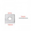 NACX Square Washer M3 x 10mm x 10mm x 1mm