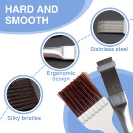 VARKAGE Pack of 4 Condenser Comb Dryer, Slat Comb Dryer, Dryer Brush Cleaning, Metal Fin Evaporator Cooler Repair Air Conditioning Radiator Tool