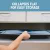 CleverMade Collapsible Laundry Basket 2 Pack – 60L (16 Gal)