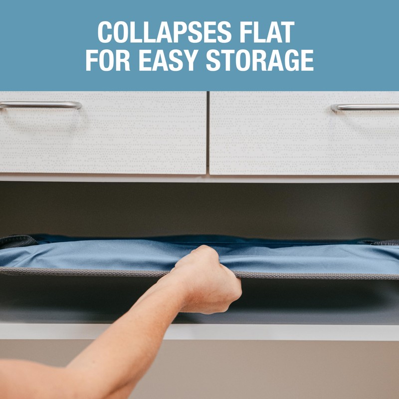 CleverMade Collapsible Laundry Basket 2 Pack – 60L (16 Gal)