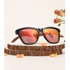 GREENTREEN Wooden Sunglasses for Men Women Polarised Sunglasses with Wooden