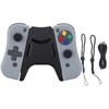 For Joycon Game Console Wireless Bluetooth Gamepad Right Left(gris foncé