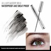 Black Mascara with Small Brush for Lower/Fine Lashes, Thicker, No