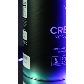 VALARA Creatina Monohidratada 450 gr - Maxima Pureza - 90 Porciones - Suplemento Deportivo en Polvo - Sin Azúcar - Sin Sabor - Con Scoop Dosificador