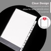 Zinnia A4 Punched Pockets 100 Pack 45 Microns Clear Poly
