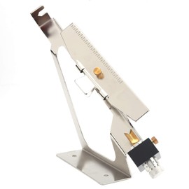 Diydeg Plantilla para emplumar de aleación de Aluminio, Herramienta de Varilla de Pluma antioxidante Ajustable para Todo Tipo de Varillas para Pegar Plumas