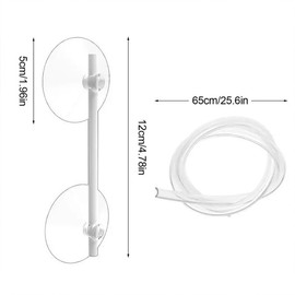 DIYBravo Aquarium Floating Plant Corral, Fish Feeding Ring Can Adjust Height with Water, Aquarium Floating Plant Barrier Suitable for Most Aquariums and Floating Plants