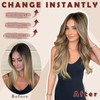 FESHFEN Clip in Hair Extensions for Women - 4 Pcs