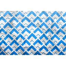 Ataraxia Premium Colour-Psychology 100% Cotton Bedsheets, Poché Range, Geometric Patterns, 330 Thread Count, Twin/Queen/King, Flat/Fitted/Pillow