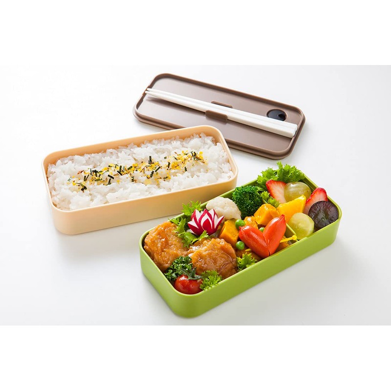 Skater SLBW6M-A Simple Lunch Box, 20.3 fl oz (600 ml),