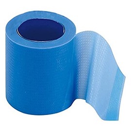 Reliance Medical Relitape REL611 Washproof Tape, 2.5 cm W x 5 m L, Blue