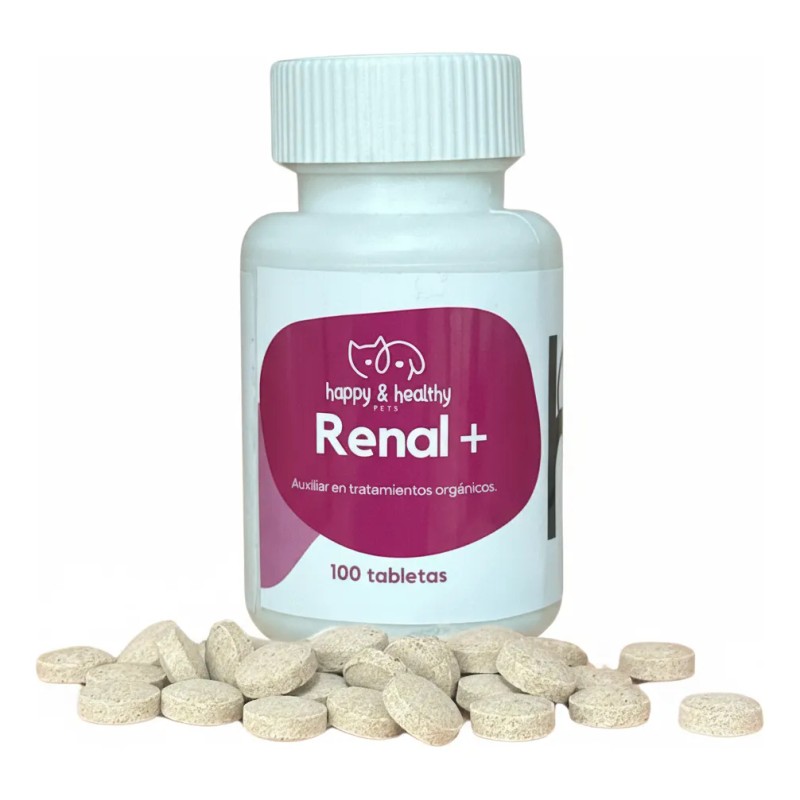 Suplemento Renal + 100 Tabs Vías Urinarias Perro Gato