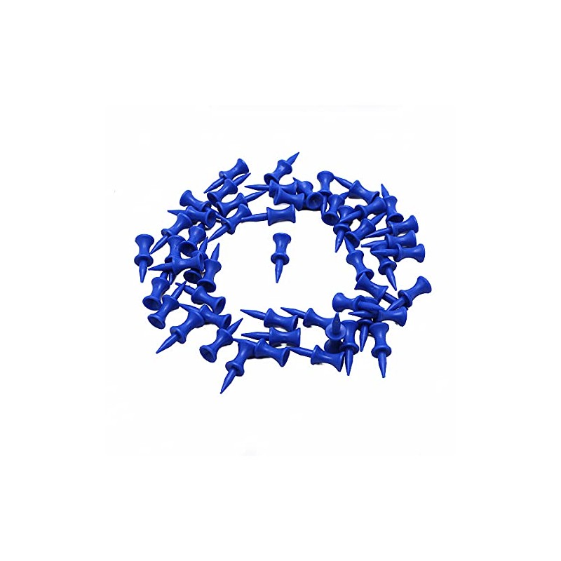 Bulldog Golf Tees® Blue 38 mm Castle Golf Tees Pack