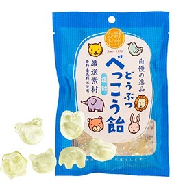 Additive-free, Domestically Produced Animal Bekko Candy Salted 2.3 oz (65 g) (Approx. 14 Tablets) x 5 Bags Salt Candy Animal Candy Salt Supplement