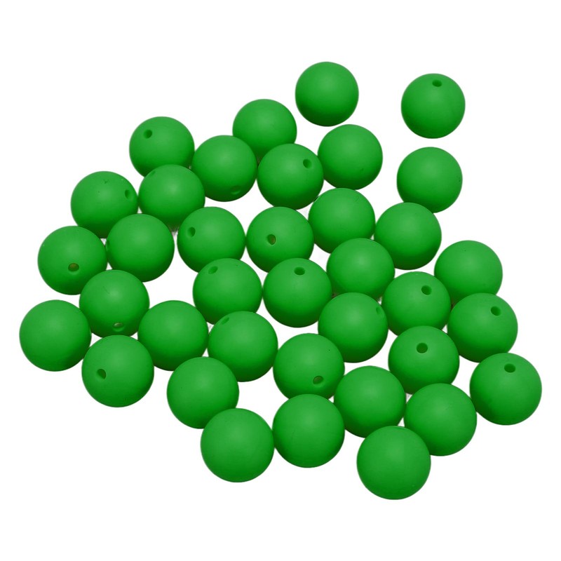 105pcs 15mm Silicone Beads Bulk Round Silicone Beads Loose Beads