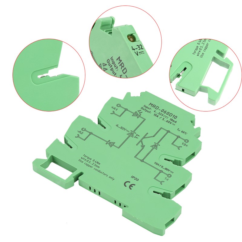 MRD-060D10 Ultra Thin PLC Relay Power Amplifier Board DC Solid