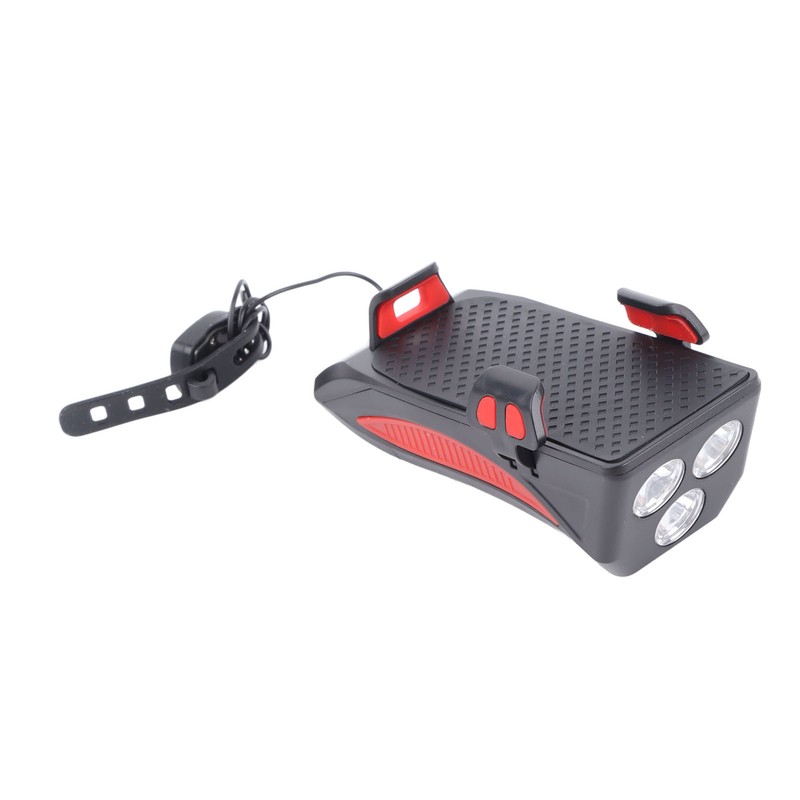 Bicycle Light Multifunctional Bike Phone Stand Headlight Speakers Kit for