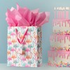 Bobobag 13" Large Gift Bag with Tissue Paper for Birthday