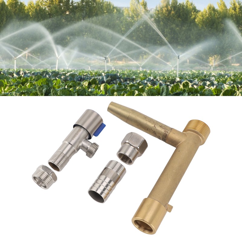 Water Intake Valve Key G1 Thread Brass Stainless Steel Quick