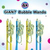 4 Big Bubble Wands: Making Giant Bubbles. Great Birthday Activity