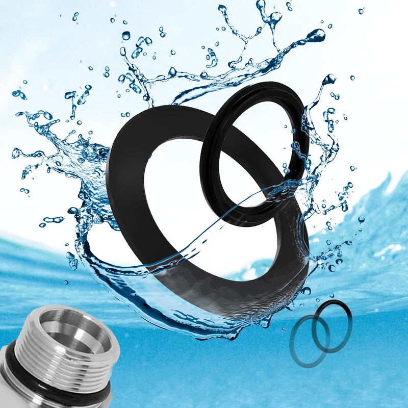 KINBOM 6pcs O-Ring Rubber Washer Set, Large Strainer Rubber Washer