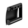 KEUCO Plan Black Selection Metal Toilet Roll Holder Matte Powder