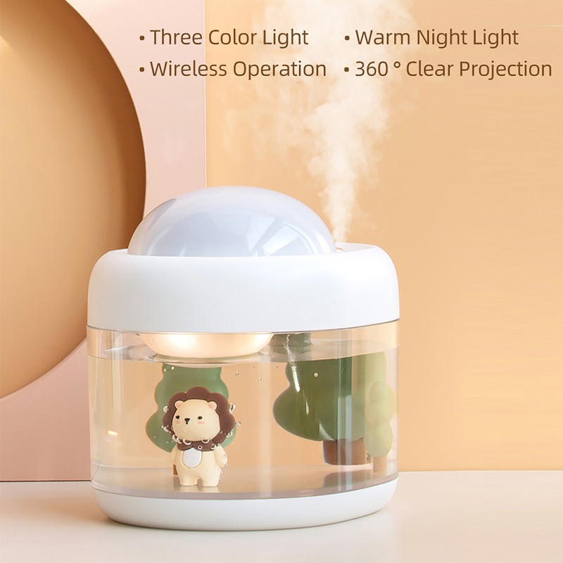 Humidifier Home Landscape Projection 35ML-55ML/H Spray Volume 2000mAh 500ml Large