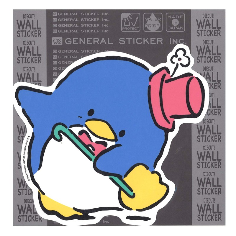 General Stickers Sanrio Tuxedo Sam Wall Sticker 6.9" x 6.2"
