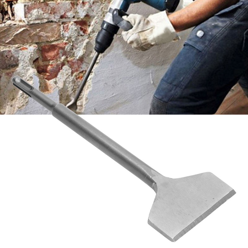 Wide Tile Thinset Chisel Wall Floor Scraper Round Shank Rotary