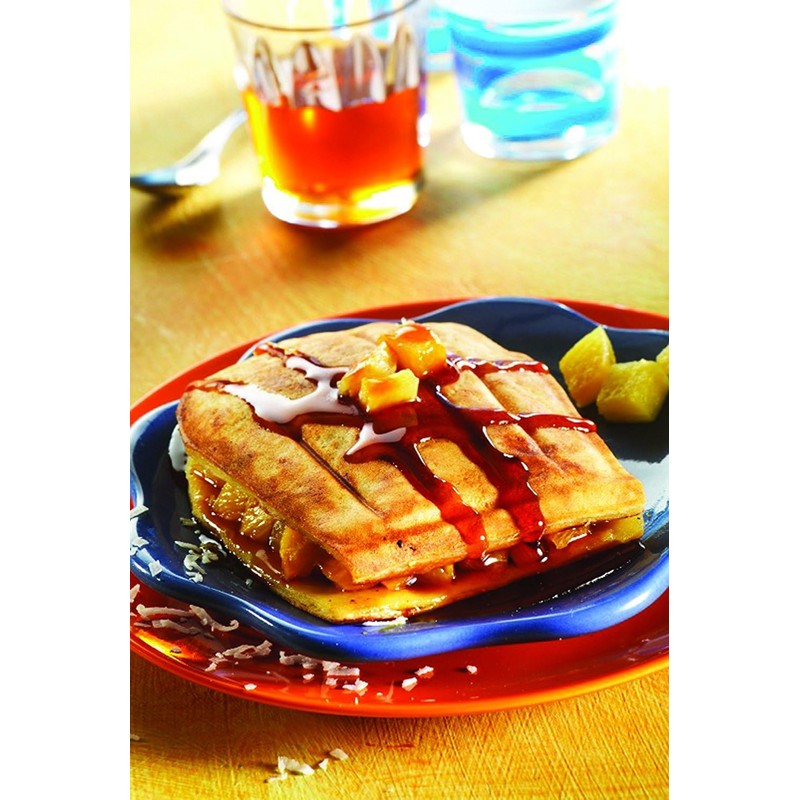 Tefal XA800112 Snack Collection - Two plates Croque Monsieur +