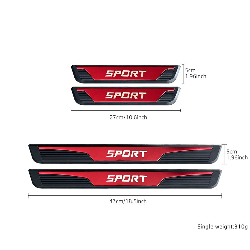 carcovers For Subaru Sport Accessories Red Car Door Scuff Sill