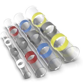 100 solder connector set assortment choice: (25 white / 25 red / 25 blue / 25 yellow)