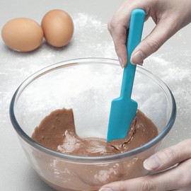 Zeal J303A Mini Baking Spatula, Aqua, Small