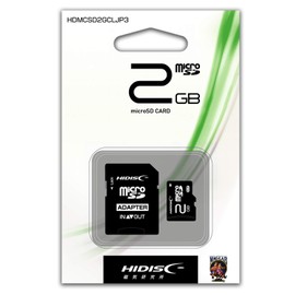 HIDISC MicroSD Memory Card GB High Disc hdmcsd2gcljp3 