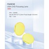 FAHKNS CVD ZnSe CO2 Laser Lens Dia:20mm/0.79" FL63.5mm/2.5" T2.2mm (Meniscus)
