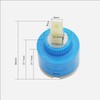 Diameter35mm Low Torque Ceramic Cartridge Without Distributor,Replacement for Single Handle