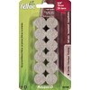 Eco Feltac Self-Stick Felt Floor Savers Round, Beige, 19 mm