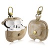 for AirPods 4 Case Cover 2024, Cute Leather Shockproof Protective