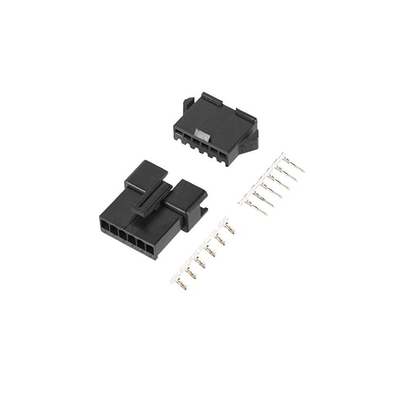 sourcing map JST-SM Connector Plug Socket Crimp Connection 6 Pin