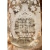 LaCroix New Unopened Lace Snowflake Evian Christian Lacroix Glass Holidays