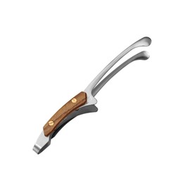 Springhill Yakiniku Tongs, For Camping, Stainless Steel Tongs, Heat Resistant, Beechwood Handle, 10.0 inches (25.5 cm), Cooking Tongs, Barbecue, Lightweight 3.0 oz (86 g), For Commercial and Home Use