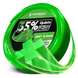 YWTESCH String Trimmer Line, 0.095'' x 0.5lbs Cross Weed Eater String, Trimmer Lines Fit Most Standard Models