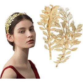 LBYHZS Diadema de Pan de Oro,Tocado de Novia,Tiaras de Laurel,Peine de Oro,Accesorios para Bodas,Headwrap de Flores,Diadema Nupcial,Hairwear para Mujer,Ideal para Bodas y Eventos Especiales (dorado)