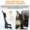 PSLER 24.4 Inch Rear Passenger Sissy Bar Backrest Assembly -